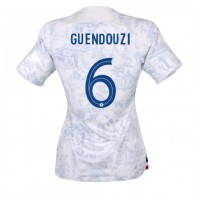 Frankrike Matteo Guendouzi #6 Replika Bortatröja Dam VM 2022 Kortärmad